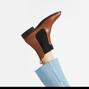 EVERLANE The Italian Leather Square Toe Chelsea Boot